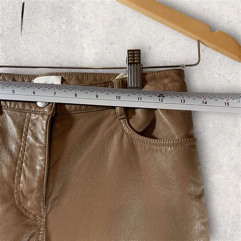 Aritzia Wilfred Melina Faux Leather Pants Brown | Ubuy India