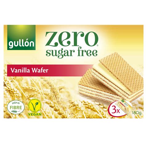 Gullon Zero Sugar Free Vanilla Wafer 180g : Buy Online at Best Price in ...