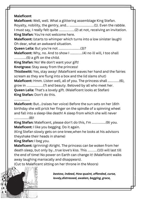 Maleficent Listening worksheet for upper level | PDF - what kills knotgrass