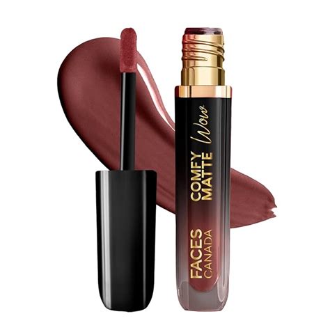 Buy FACESCANADA Comfy Matte Wow Liquid Lipstick - Cocoa Crush 07, 3.8Ml ...