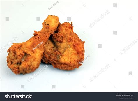 Crispy Deep Fried Chicken Drumstick Thigh Stock Photo 2097197572 ...