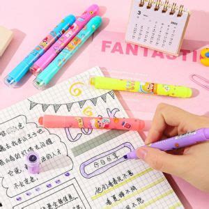 FunBlast Highlighter Chisel Pen,Cute Cartoon With Stamp Art For Kids ...