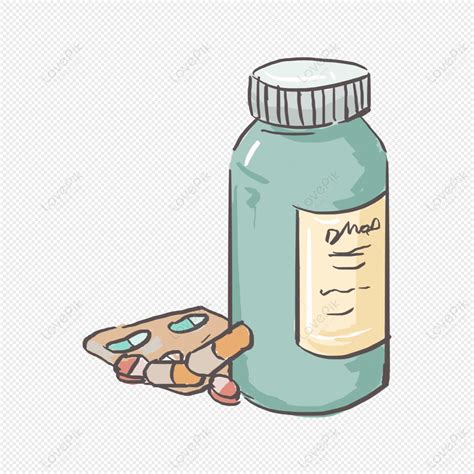 Pill Bottle Clipart