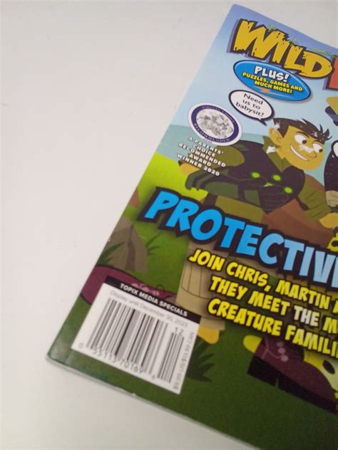 Wild Kratts Activity Book Magazine Protective Parents December 30 2023 ...