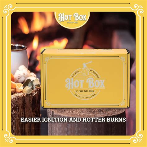 HotBox HOT BOX Kiln-Dried Oak Cooking Wood - 6 Inch India | Ubuy