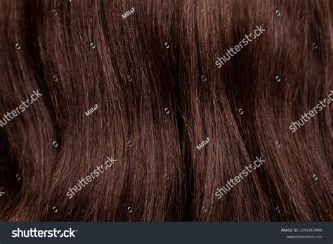Dark Brown Chocolate Color Hair Background Stock Photo 2194267889 ...