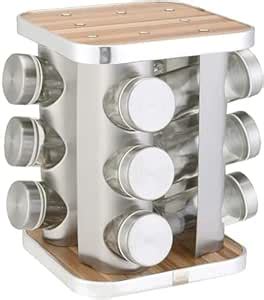 Lavji Enterprise Wooden Square Spice Rack Stand Seasoning Organizer ...
