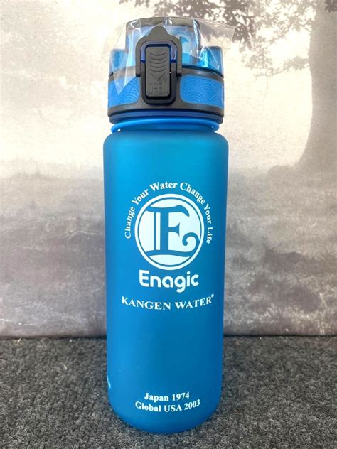 Enagic Kangen Leveluk Water Bottle Blue Eastman Tritan BPA Free 600ml ...