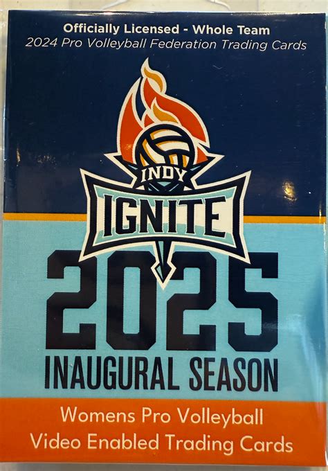 Inaugural Season Team Card Set - Indy Ignite