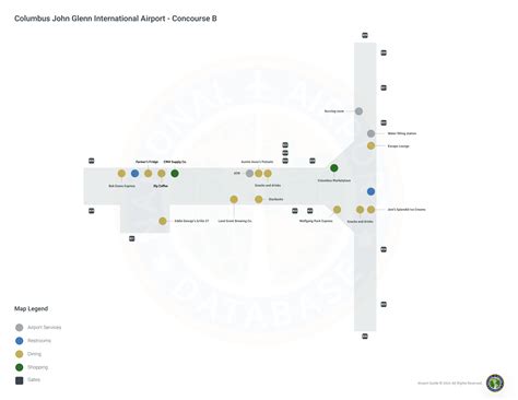 Columbus Airport (CMH) | Terminal maps | Airport guide