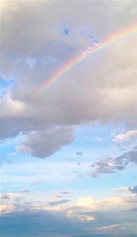 蓝天白云彩虹壁纸高清图片大全 阳光励志的唯美彩虹图片2018-腾牛个性网