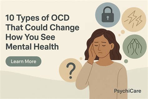 10 Types Of OCD You Should Know In 2025 - PsychiCare India