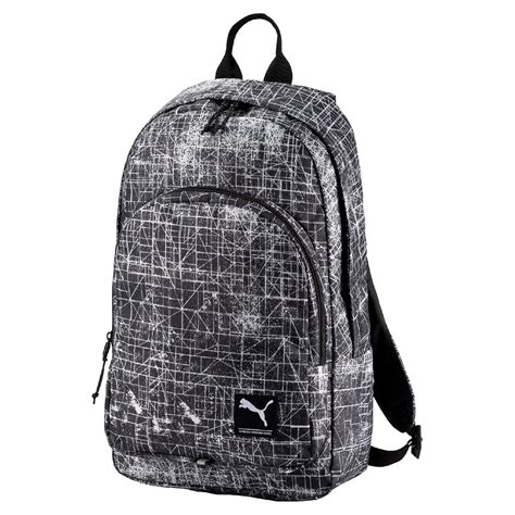 Buy Puma 26 Ltrs Puma Black and Puma White Distress Casual Backpack ...