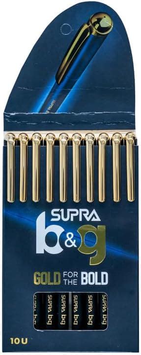 Supra B&G 0.7mm Ball Point Pen Card Pack | Stylish Blue Body with UV ...
