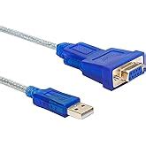 DTECH FTDI USB to Serial Adapter Cable DB9 RS232 Male Port FT232RL ...