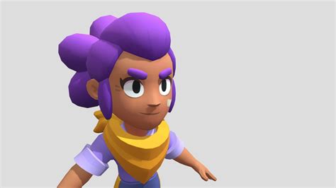 Shelly (Brawl Stars) - Download Free 3D model by ivan.vladimirov08 ...