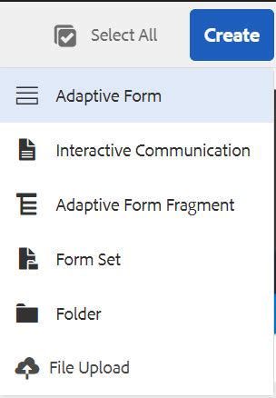 Create Adaptive Form Using AEM Forms 的图像结果