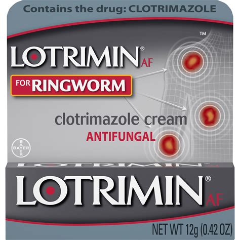 Lotrimin Ringworm Treatment Antifungal Cream, 12 g - Walmart.com