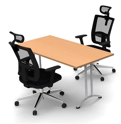 Symple Stuff Hadden 2 Person Conference Meeting Table with 2 Chairs ...