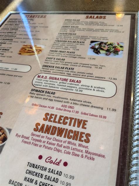 Menu at Maurice River Diner restaurant, Maurice River, NJ-47