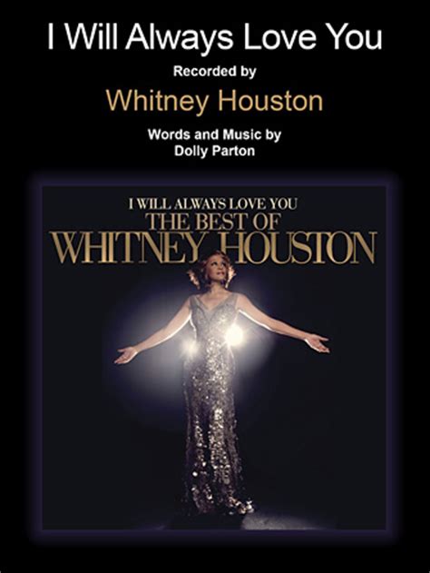 Whitney Houston - I Will Always Love You at Stanton's Sheet Music