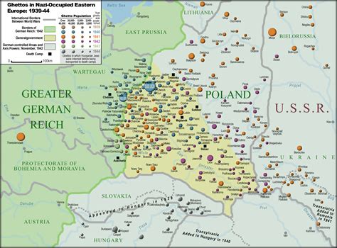 The Holocaust Concentration Camps Map