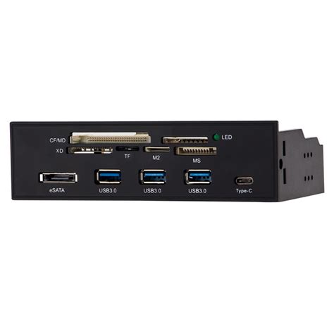 5.25 inch Multifunction Internal Card Reader Front Panel Hub for Compu ...