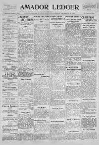 Amador Ledger on Newspapers.com