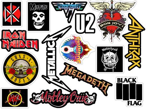 80s Band Logos
