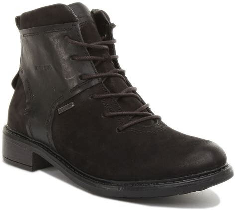 Josef Seibel Selena 50 Women's Lace Up Waterproof Leather Ankle Boot In ...
