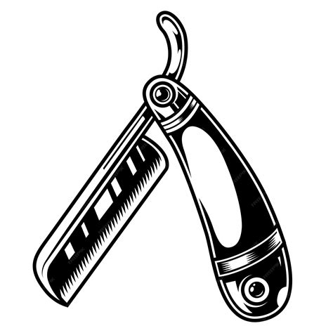 Straight Edge Razor Svg File - Vector Images Clipart - Barber Logo -Eps ...