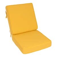 Butter Yellow Cushions – 2-Piece Outdoor Set