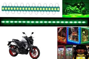 SMARTER RIDE Green LED Module Ultra Bright Waterproof Lights for Yamaha ...