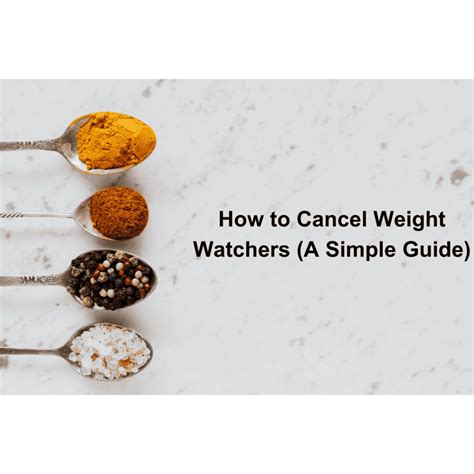How to Cancel Weight Watchers (A Simple Guide) - Drizzle Me Skinny!