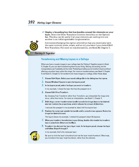 Photoshop for Dummies (56) - 392 Moving Layer Elements Display a ...