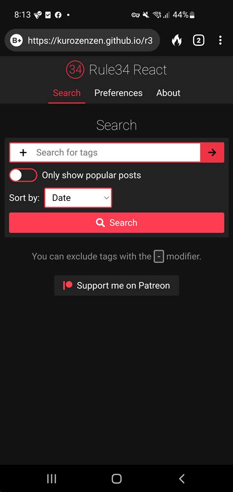 Search tags and failures to show anything. · Issue #77 · kurozenzen/r34 ...