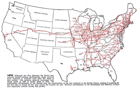 Transcontinental Railroad Map | Us World Maps