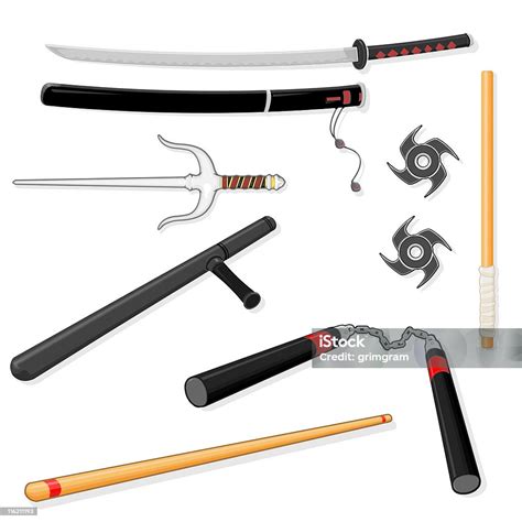Martial Arts Weapon Clip Art