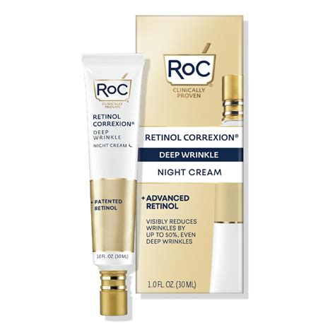 RoC Retinol Correxion Deep Wrinkle Night Cream,30 ml : Amazon.in: Beauty