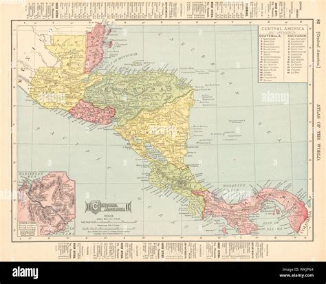 Map costa rica panama hi-res stock photography and images - Alamy