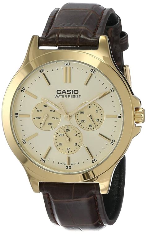 Buy Casio Enticer Men Analog Gold Dial Men's Watch - MTP-V300GL-9AUDF ...