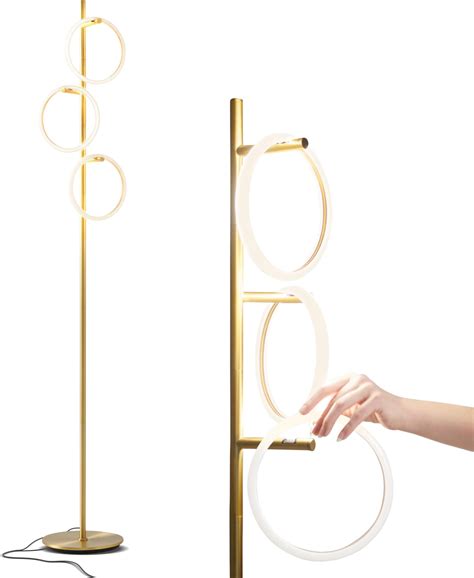 Alldio Annular Floor Lamp, Bright 30W LED Floor Lamps for Living Room ...
