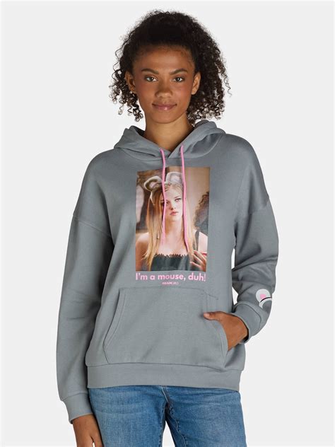 Mean Girls "I'm a mouse, duh!" Graphic Hoodies, Women's Juniors ...