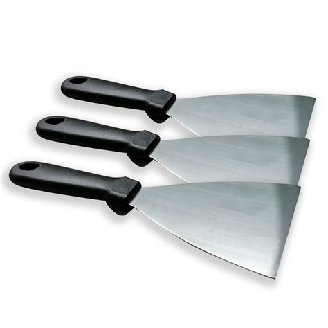 3 Espátulas Recta Para Pizza/Comida 10 Cm (4 Pulgadas)