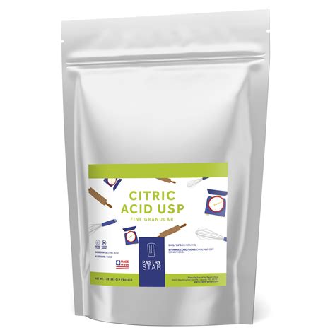 Citric Acid USP Fine Granular - PastryStar