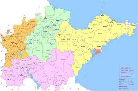 山东省行政区划演变（1949-2021）（附高清地图）_腾讯新闻