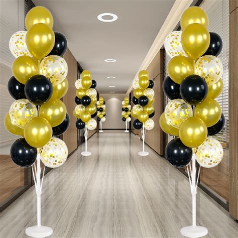 Discover 8 Ring ceremony and black and gold party decorations ideas ...