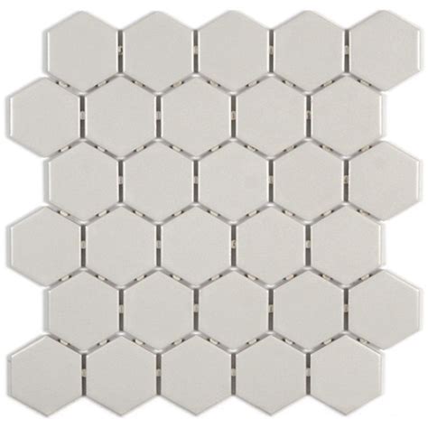 Light Gray Hexagon Floor Tile