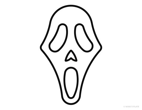 Scream Pumpkin Stencils