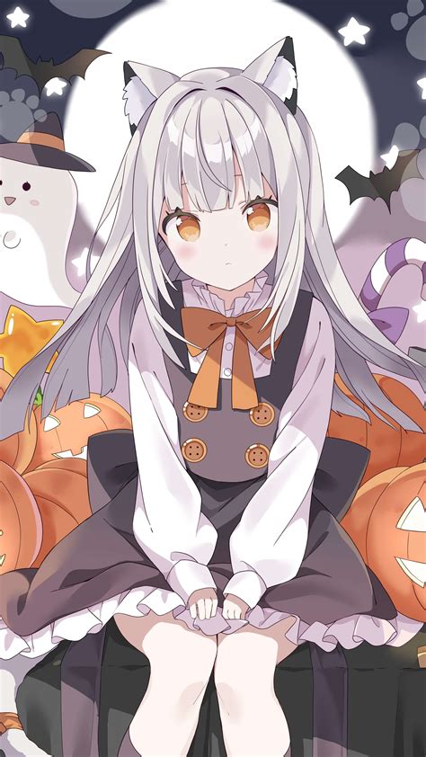Halloween anime 2160×3840 (4) - Kawaii Mobile